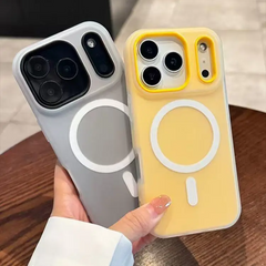 MagSafe Clear Matte Finish Shockproof Dual-Layer Protection Case – for iPhone 17 Series