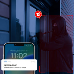 2 Pack 1080P Solar Powered Security Cameras by Snagg An Outdoor Camera