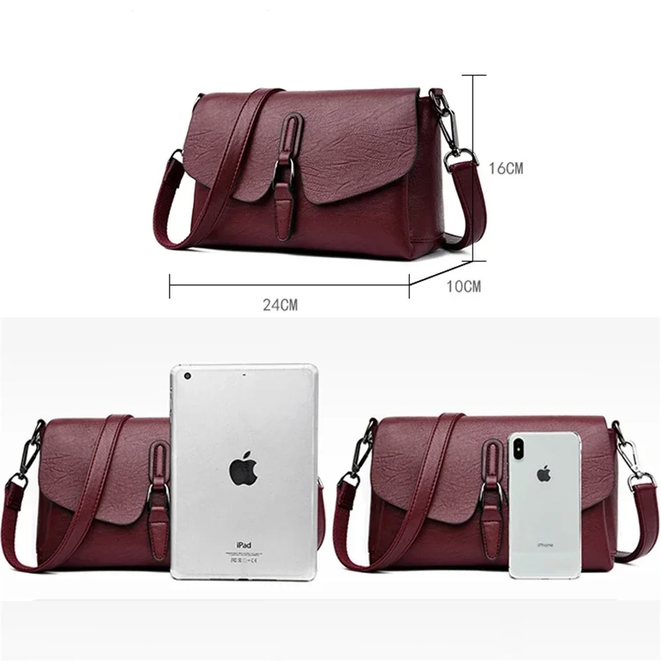 Sheepskin Leather Shoulder & Crossbody Bag
