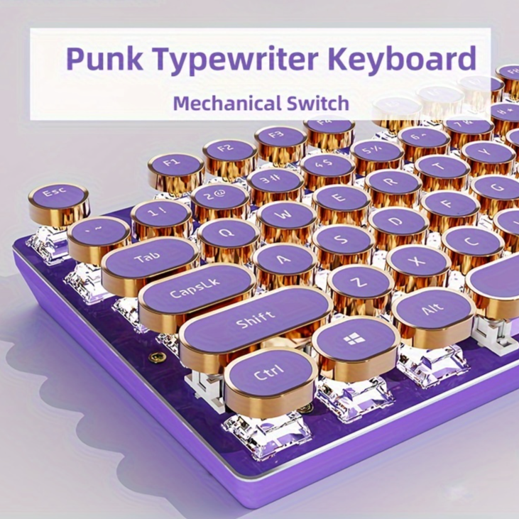 Retro Typewriter Mechanical Keyboard for PC & Laptop by Snagg A Keyboard
