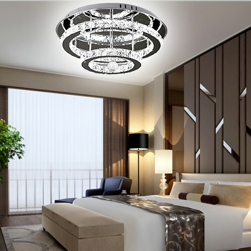 36W Modern Crystal LED Ceiling Light by Snagg A Ceiling Light