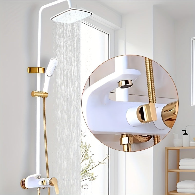 Vintage Gold & Black Shower System by Snagg A Shower Head