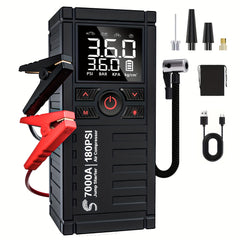 5 in 1 Car Jump Starter with Air Compressor by Snagg A Jump Starter
