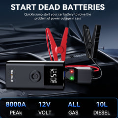 8000A Car Jump Starter with Air Compressor by Snagg A Jump Starter