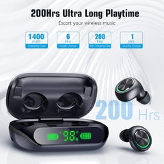 Wireless 5.3 Earbuds | In-Ear Headphones with Charging Case (200H Playtime) by Snagg An EarBud