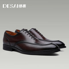 Elegant Genuine Leather Men’s Dress Shoes by Snagg A Shoes