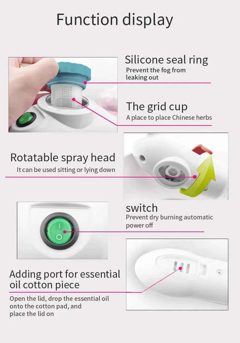 Ozone Facial Steamer – Warm Mist Deep Cleansing & Hydration Device