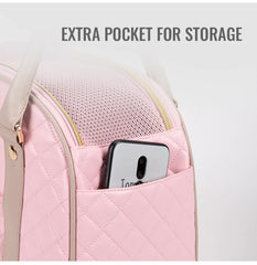 Pet Carrier Handbag with Breathable Mesh by Snagg A Pet Handbag