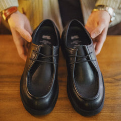 Men’s Vintage Black Derby Shoes by Snagg A Shoes