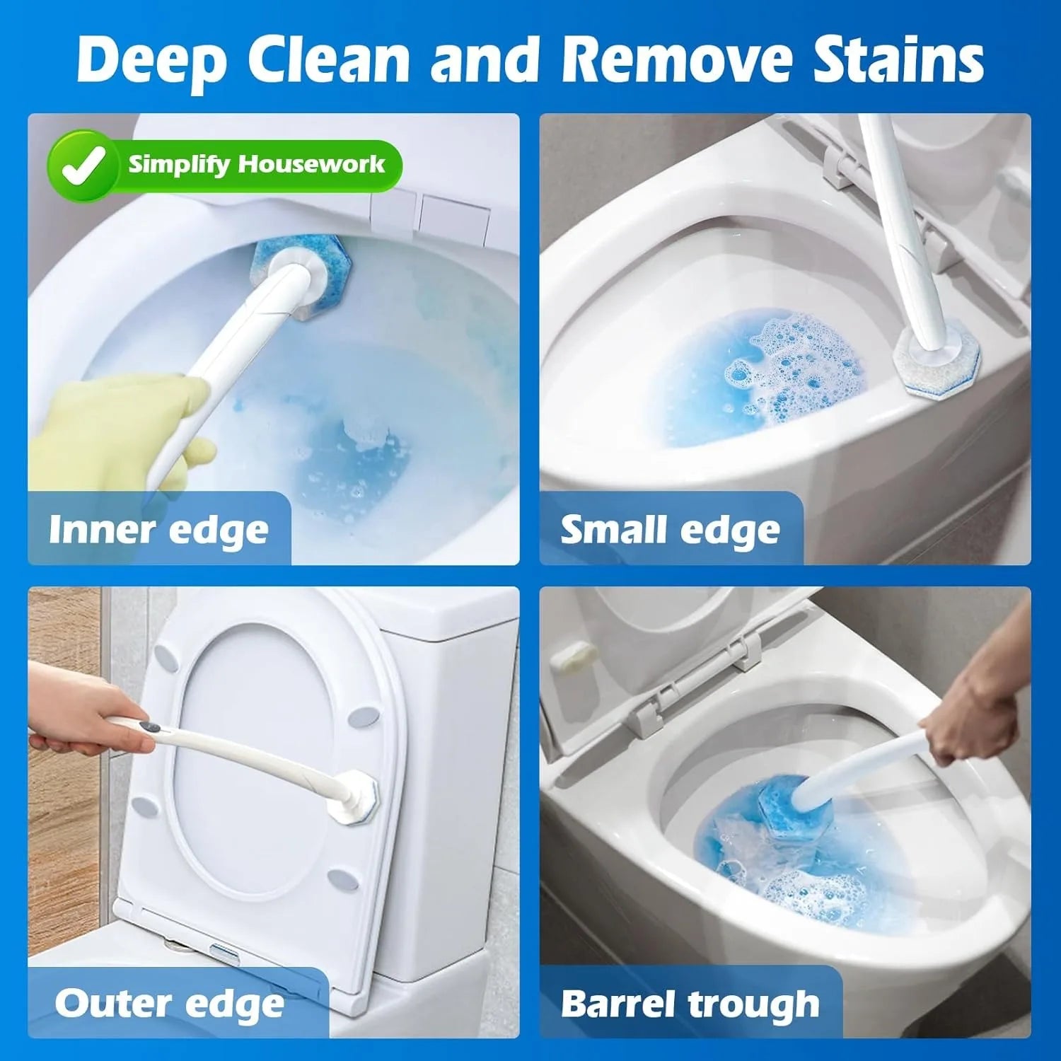 Disposable Toilet Wand Refills by Snagg A Toilet Brush