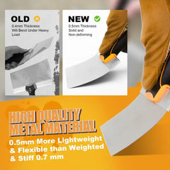 5PCS Stainless Steel Drywall Taping Knife Set 6–14” – Flexible 0.5mm Blades for Wall Repair, Patching & Finishing