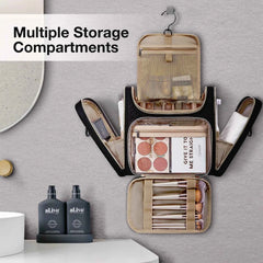 Women's Water-Resistant Makeup Bag – Large Capacity Toiletry & Cosmetic Travel Organiser