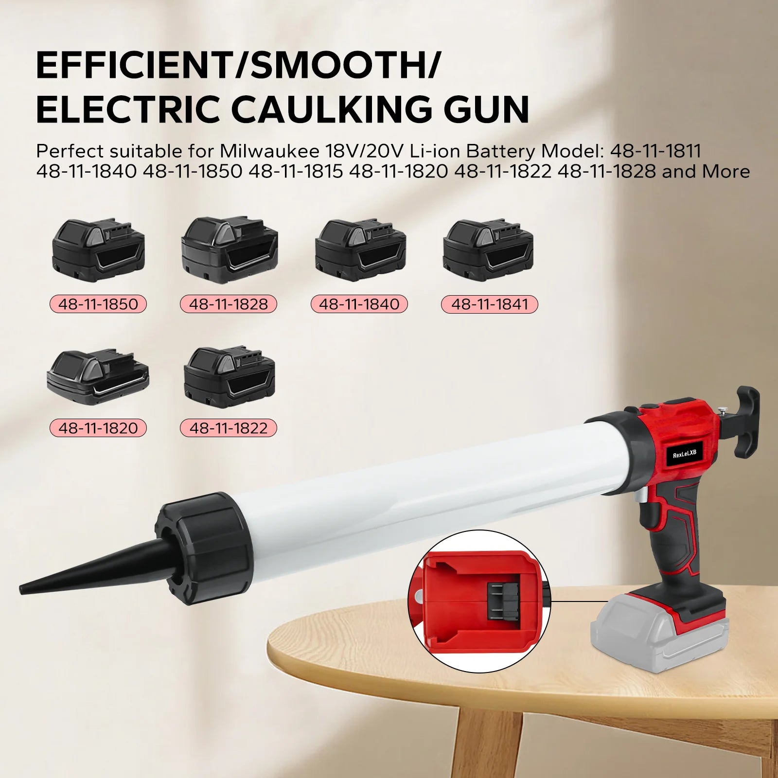 Cordless Caulking Gun 20oz / 600ml by Snagg A Caulking Gun