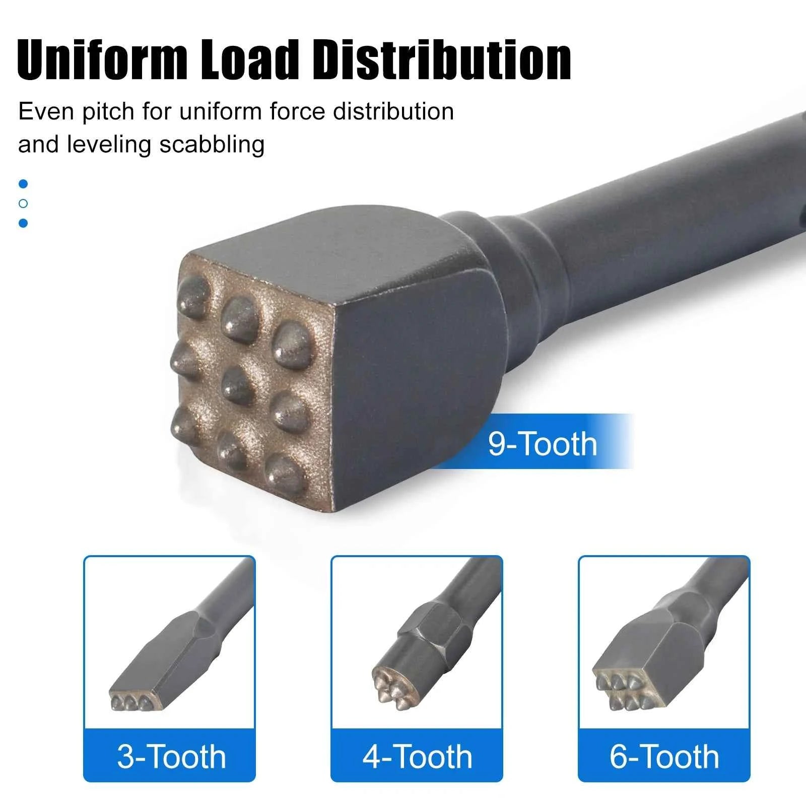 Mini SDS PLUS Concrete Bushing Head | Precision Scabbling & Surface Prep Tool