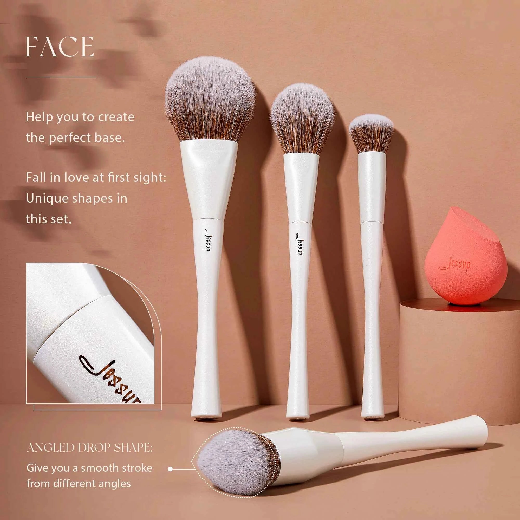 14 Piece Professional Makeup Brush Set + Beauty Tools Kit