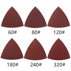 Oscillating Multitool Sand Pad Kit 19pcs 80mm | Hook & Loop Sandpaper Sheets for Burr Grinding Rust Removal