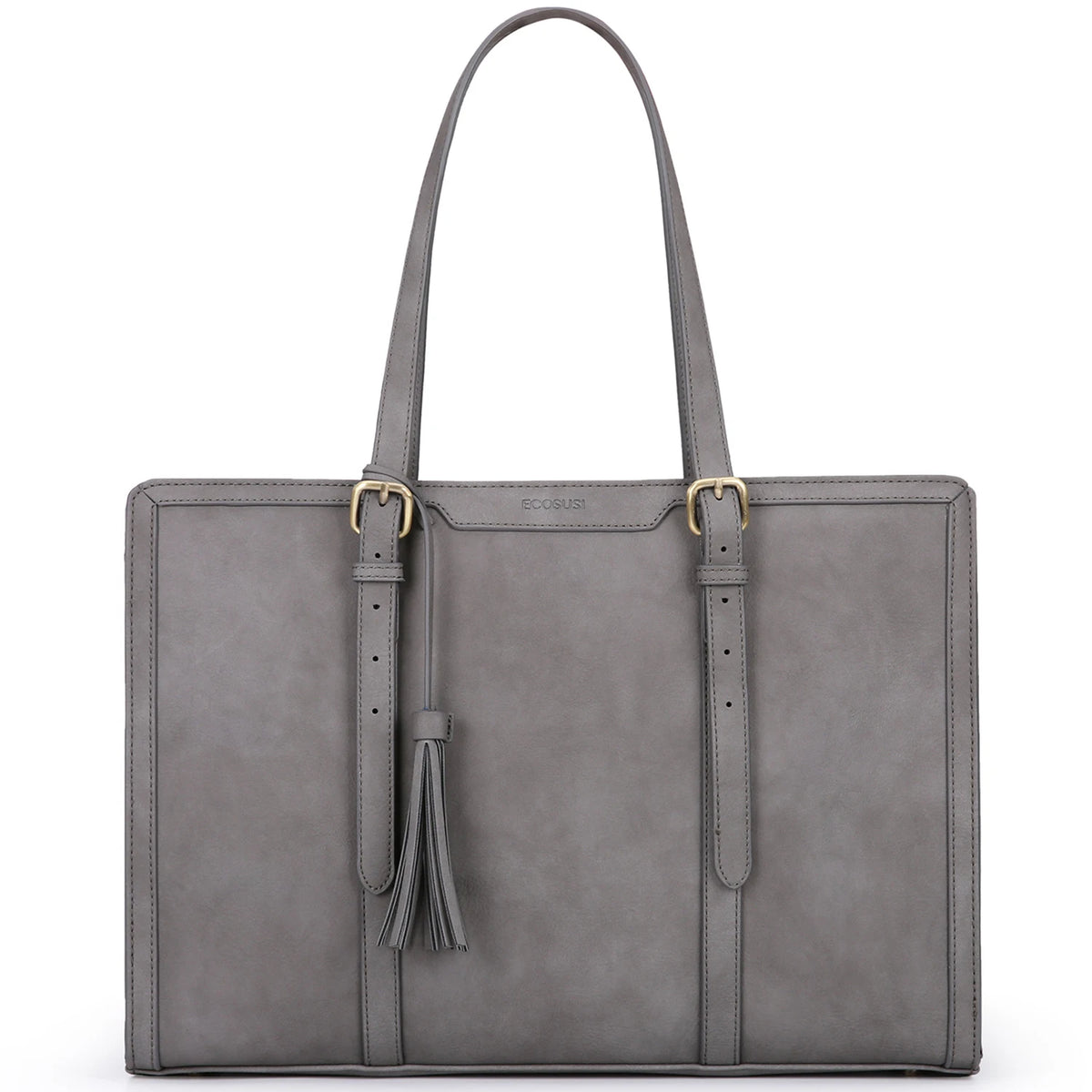 Women's Laptop Briefcase Tote 15.6" – Large Capacity 3-Layer Compartment Office Handbag