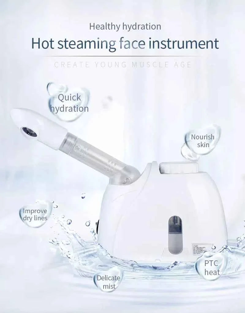 Ozone Facial Steamer – Warm Mist Deep Cleansing & Hydration Device