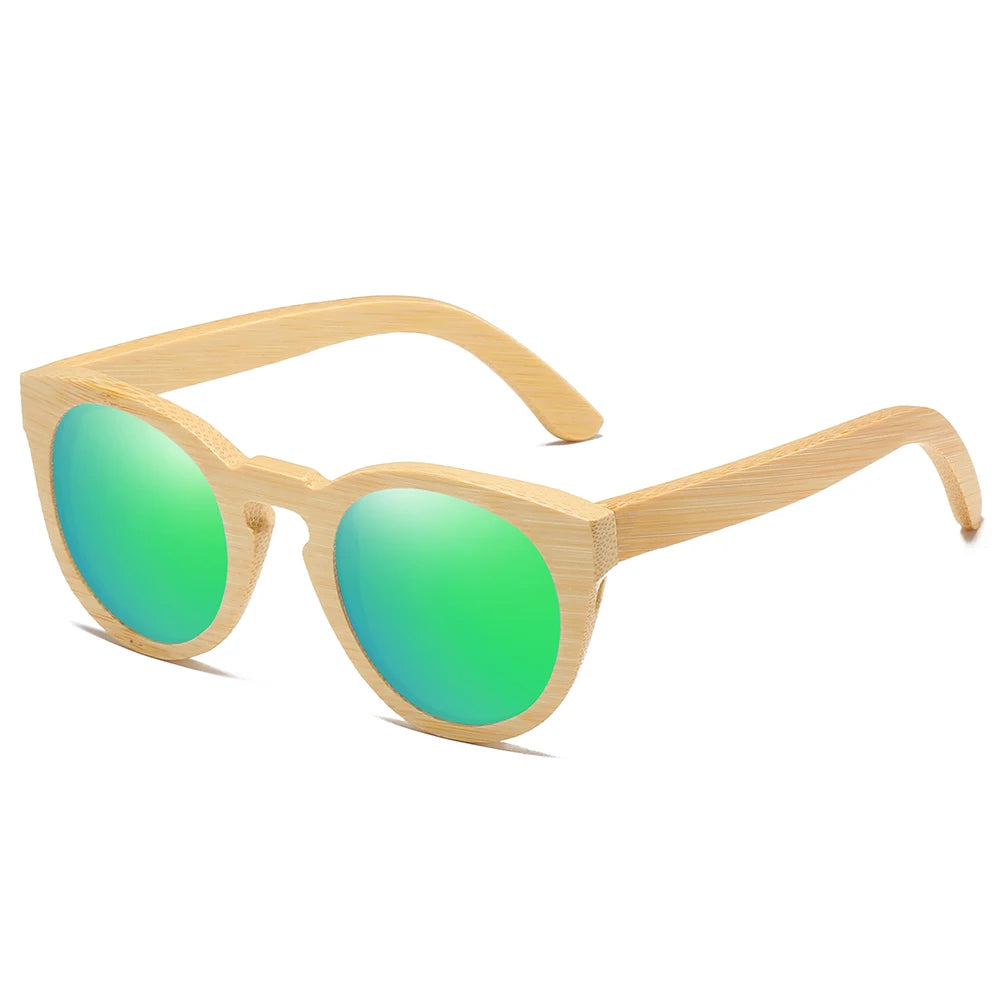 Natural Bamboo Sunglasses by Snagg It Sunglasses