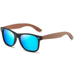 Handmade Walnut Wooden Polarized Sunglasses by Snagg It Sunglasses