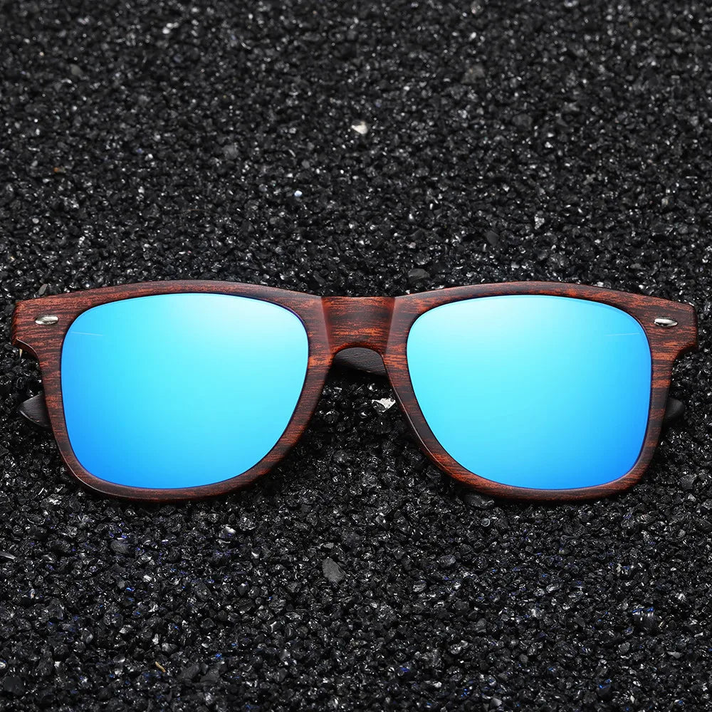 Handmade Natural Wooden Pilot Sunglasses