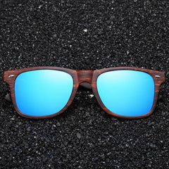 Handmade Natural Wooden Pilot Sunglasses