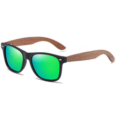 Handmade Walnut Wooden Polarized Sunglasses by Snagg It Sunglasses