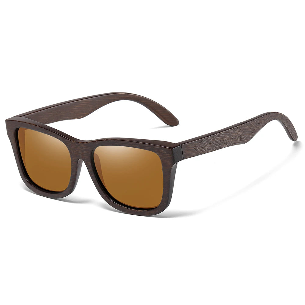 Handmade Natural Bamboo Polarized Sunglasses by Snagg It Sunglasses