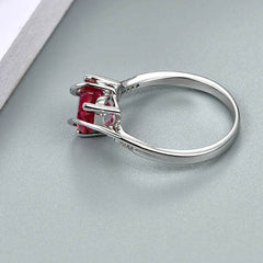 2.5ct Heart-Shaped Ruby Ring - SnaggIt