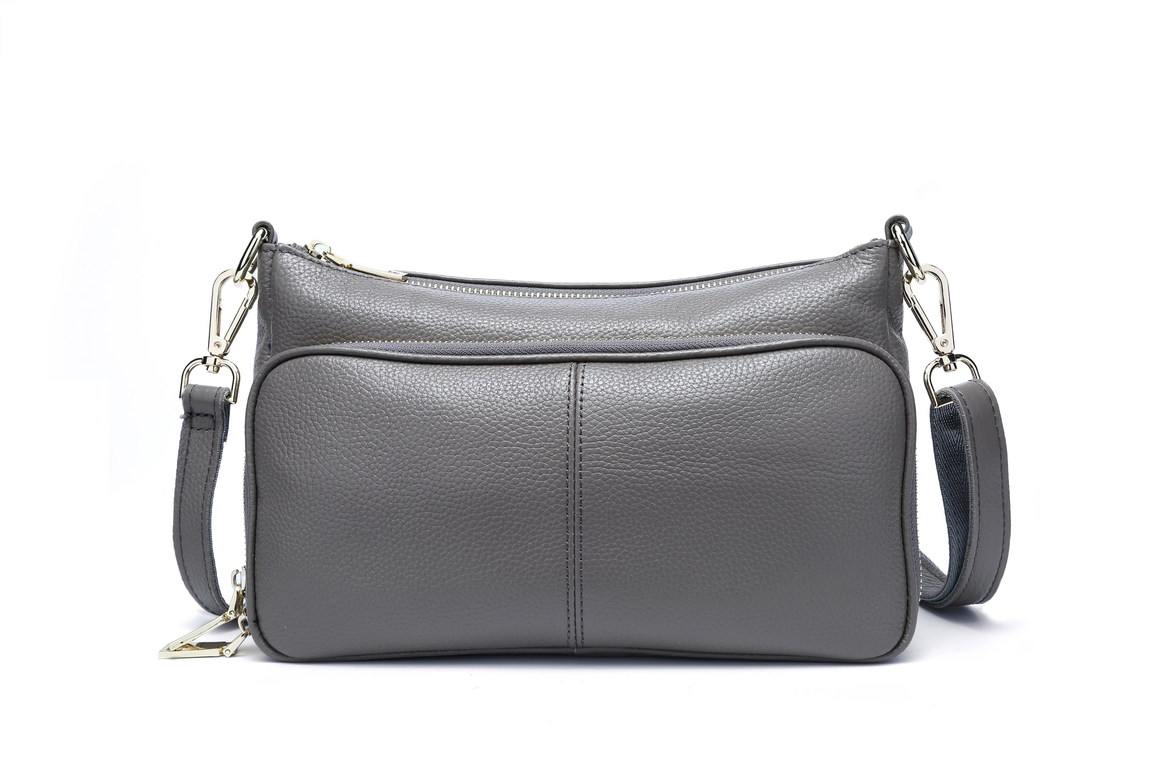 100% Genuine Leather Women's Hobo Shoulder Bag – Crossbody Messenger Bag in High-Quality Fashion Design