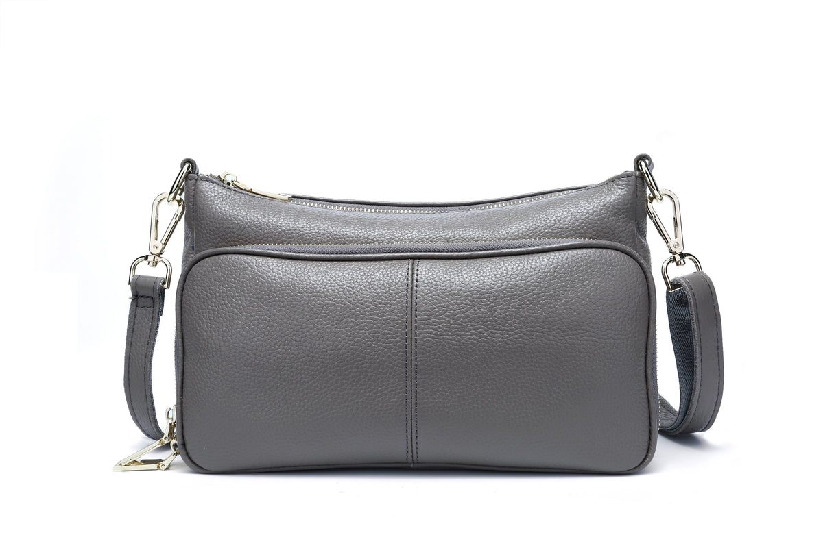 100% Genuine Leather Women's Hobo Shoulder Bag – Crossbody Messenger Bag in High-Quality Fashion Design