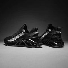 Black Sneakers – Lightweight Trainers with Height Boost - SnaggIt