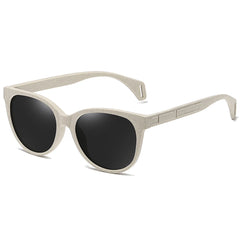 Polarized Wood-Straw Sunglasses