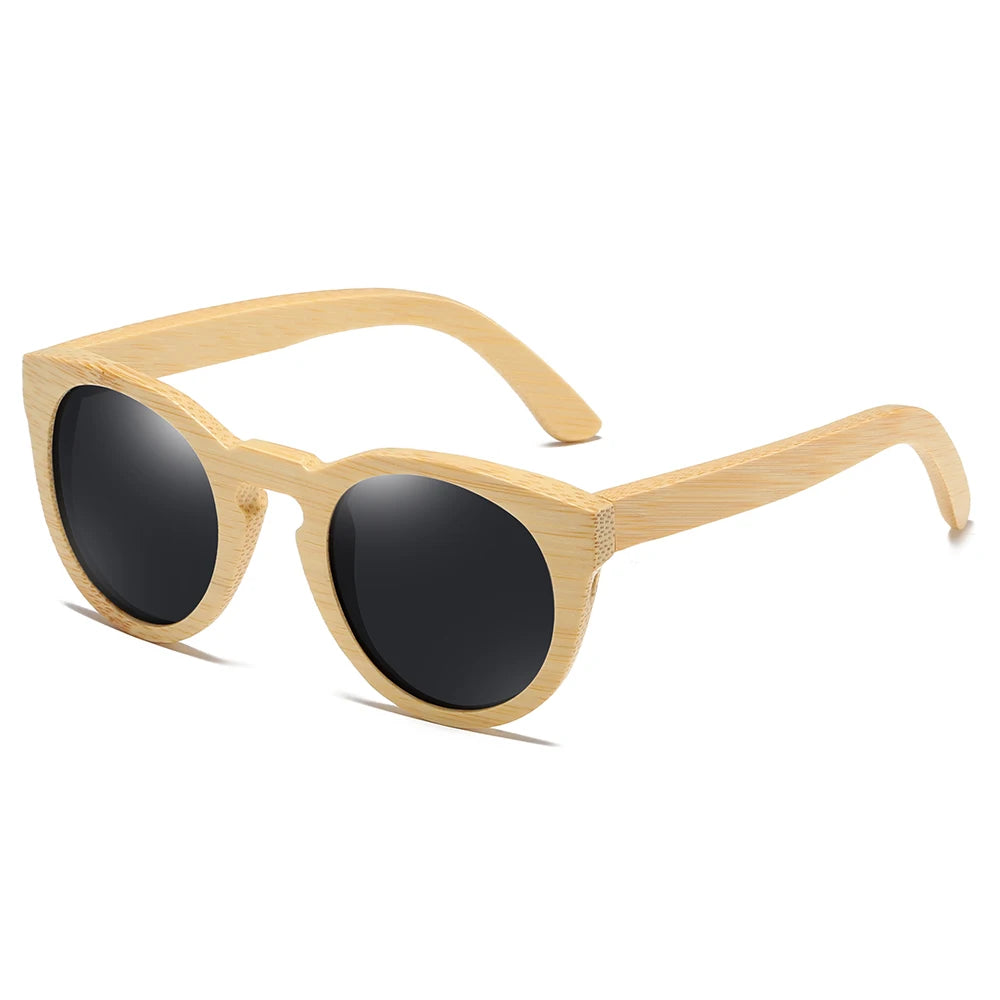 Natural Bamboo Sunglasses by Snagg It Sunglasses