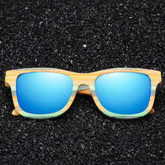 Bamboo Skateboard Wood Polarized Sunglasses - SnaggIt