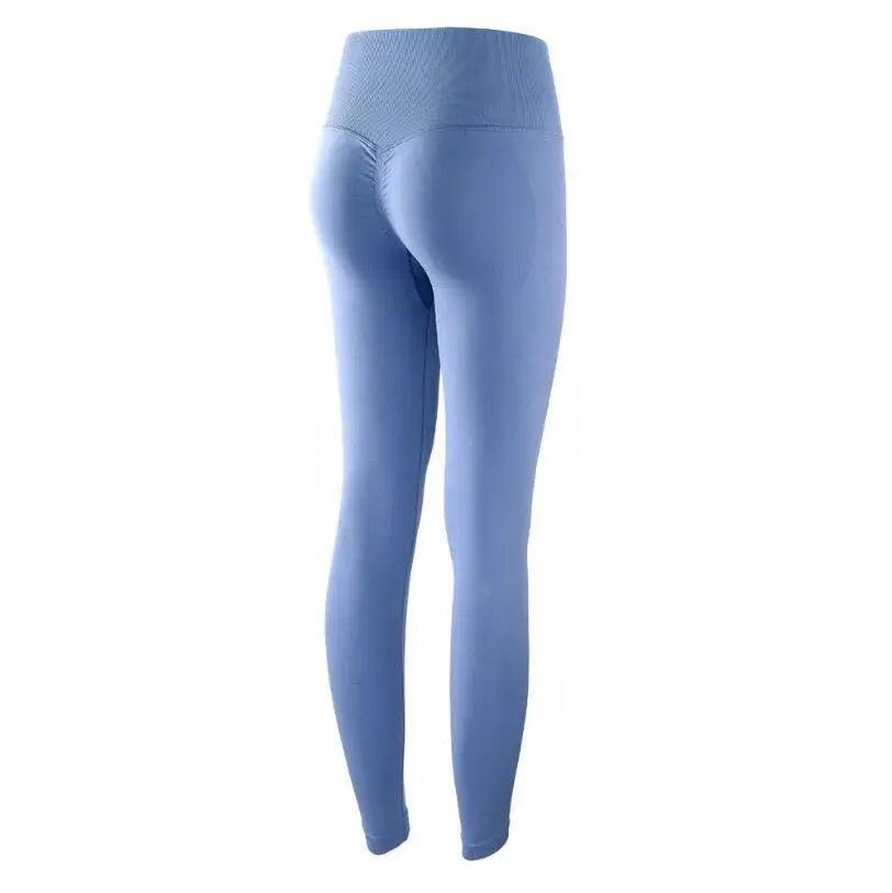 Women's High Waist Scrunch Butt Yoga Leggings | Seamless High Elastic Gym Running Training Fitness