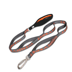 Heavy-Duty Reflective Dog Leash with Carabiner by Snagg A Leash