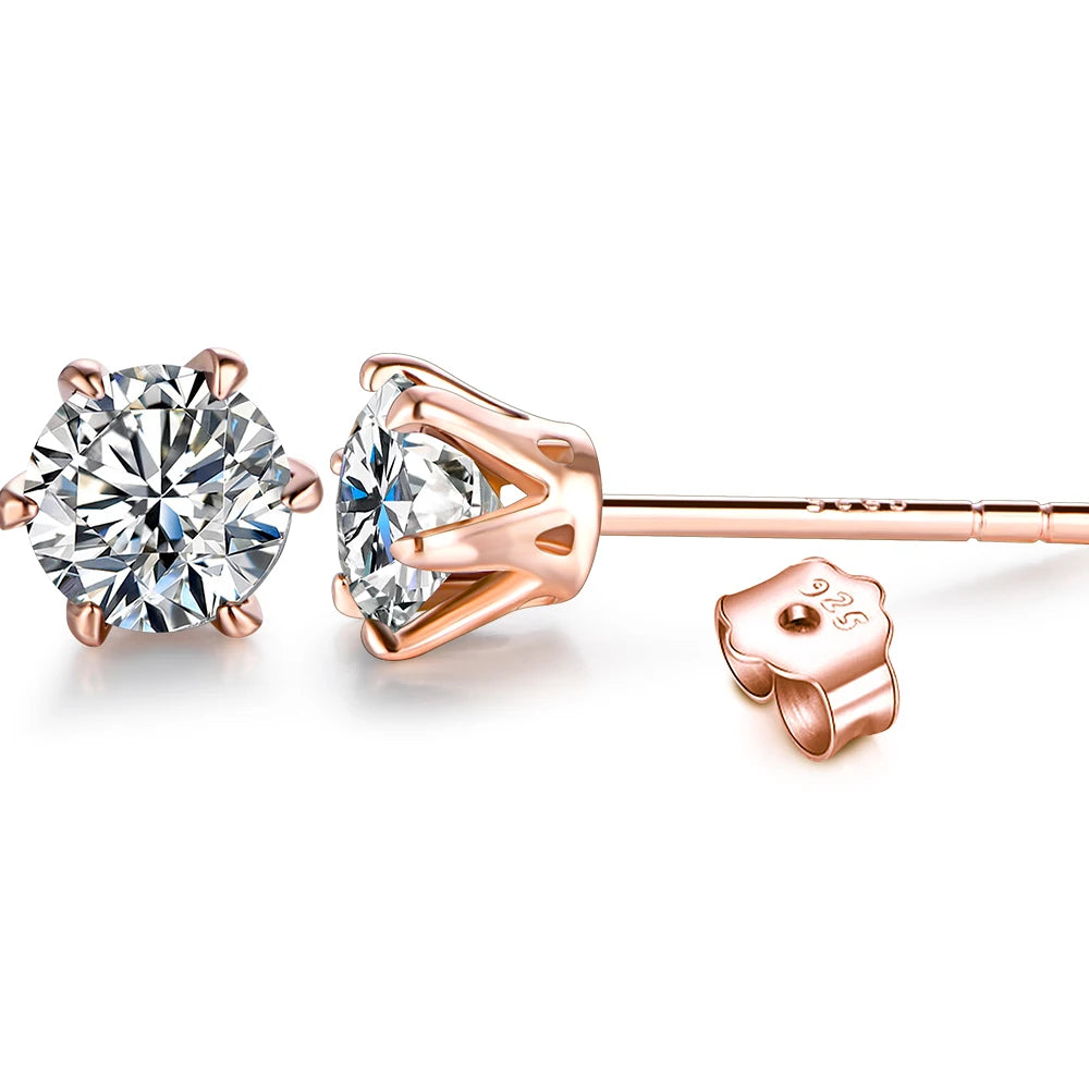 Moissanite Stud Earrings