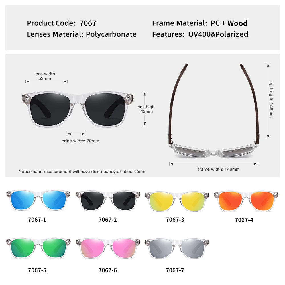 Handmade Pilot Style Polarized Sunglasses by Snagg It Sunglasses