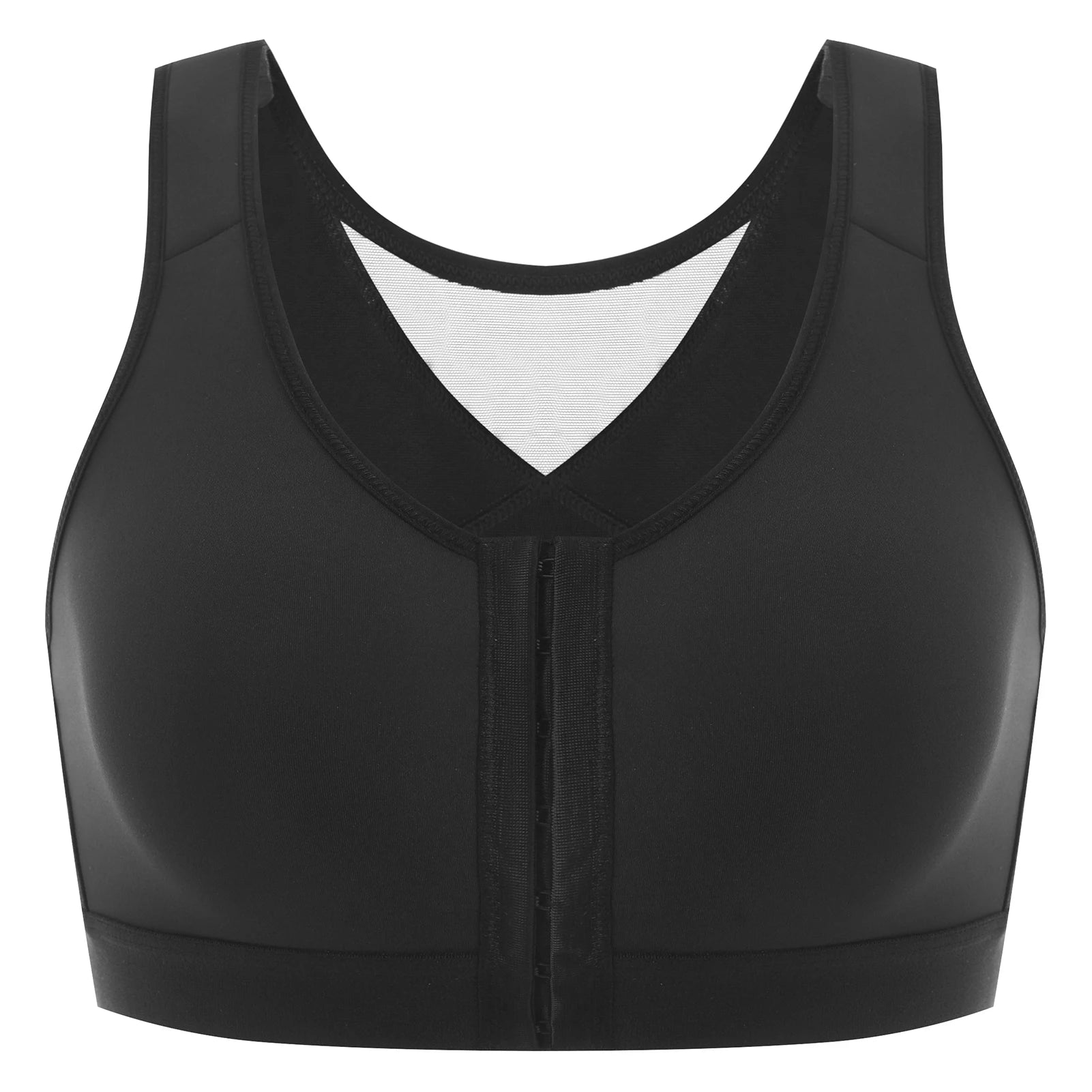 Plus Size Front Closure Posture Bra | Wire-Free Post Surgery Back Support