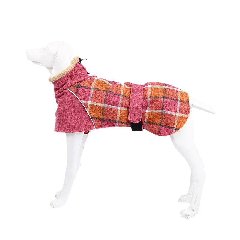 Warm Fleece Winter Big Dog Jacket by Snagg A Jacket