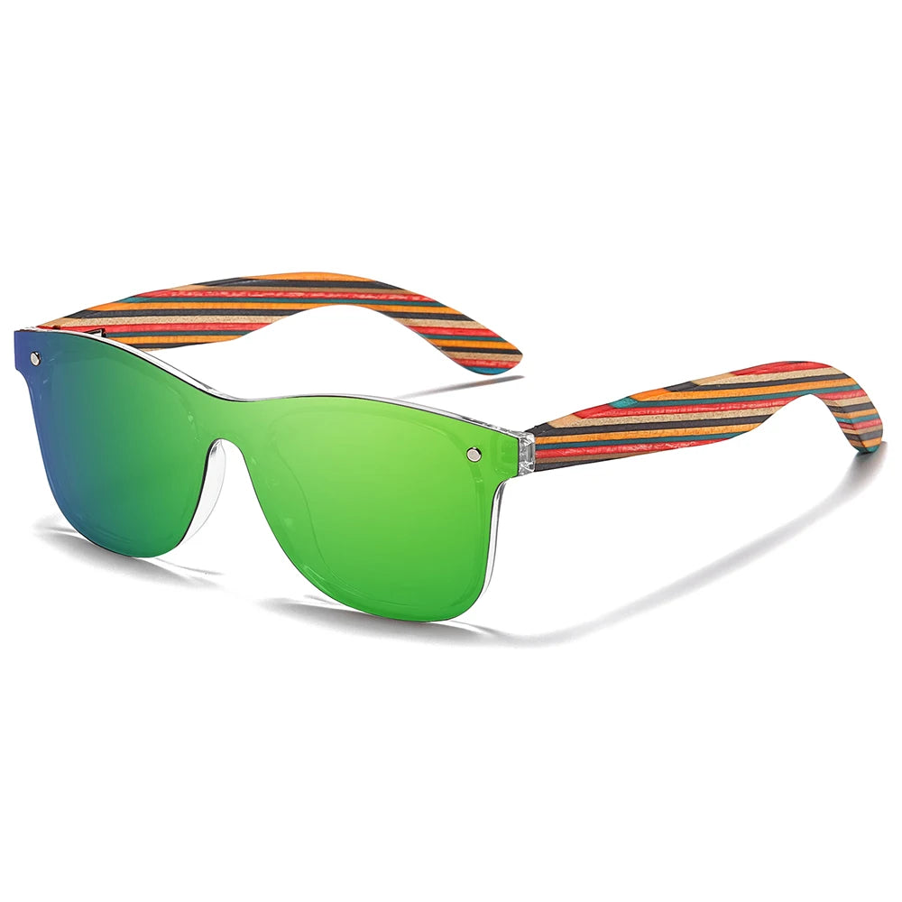 Color Wooden Sunglasses