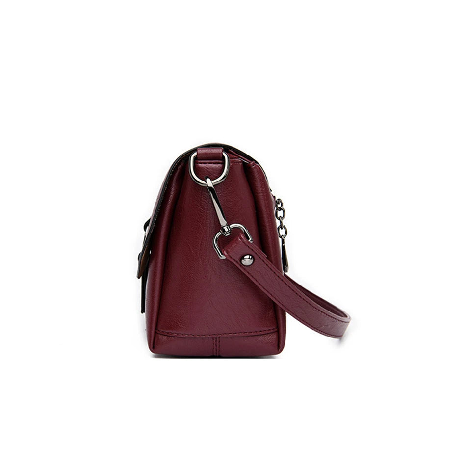 Sheepskin Leather Shoulder & Crossbody Bag