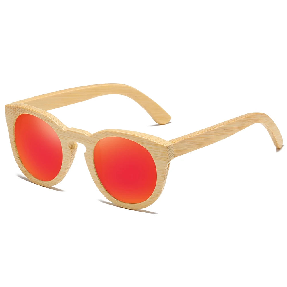 Natural Bamboo Sunglasses by Snagg It Sunglasses