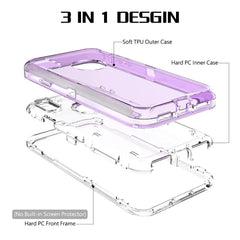 Clear Transparent Shockproof Armor Case - For iPhone 16 Series - Phone Cases & Covers