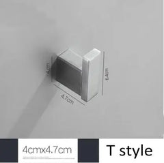 Brushed Nickel Wall Mounted Robe Hook by Snagg A Hook