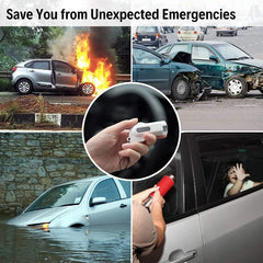 2 in 1 Seat Belt Cutter & Window Breaker Emergency Tool by Snagg A Safety Hammer