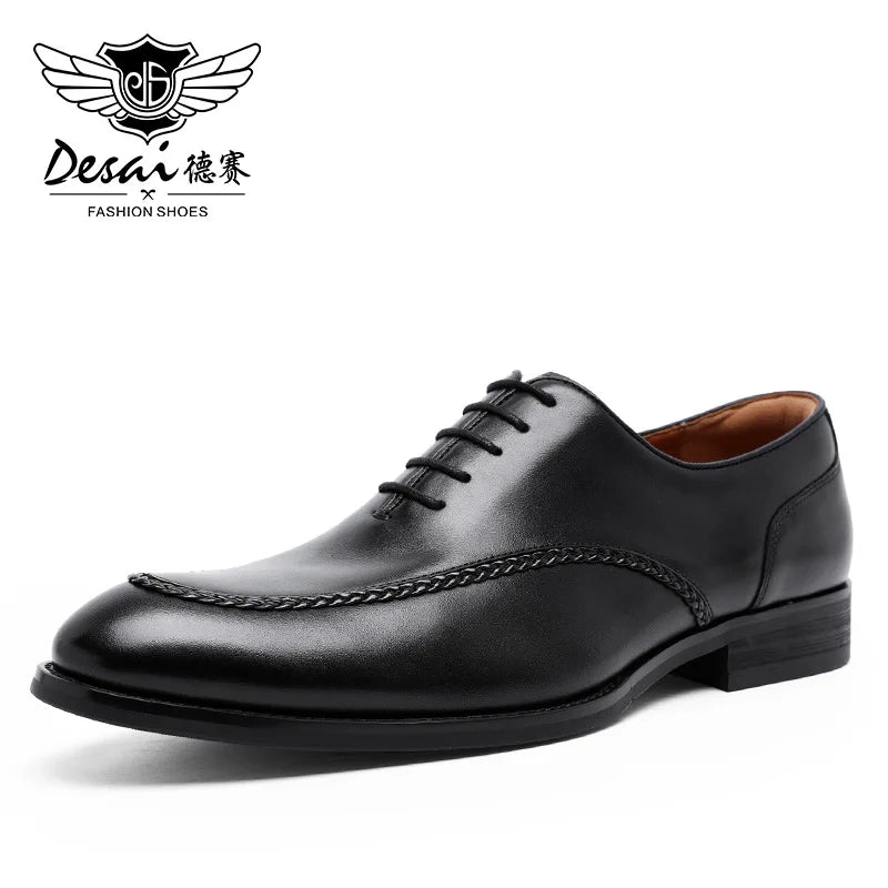 Elegant Genuine Leather Men’s Dress Shoes by Snagg A Shoes