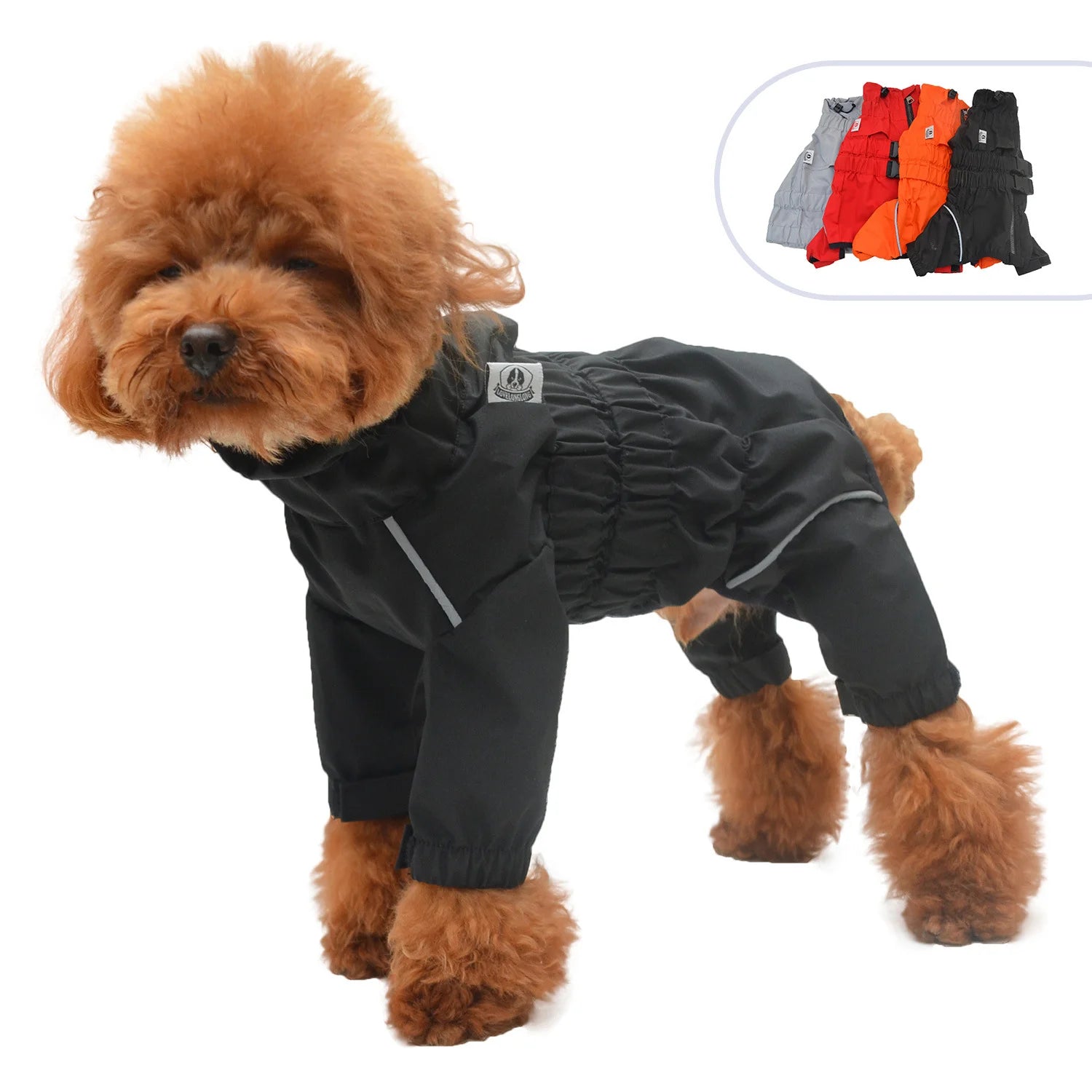 Reflective Winter Dog Raincoat by Snagg A Jacket