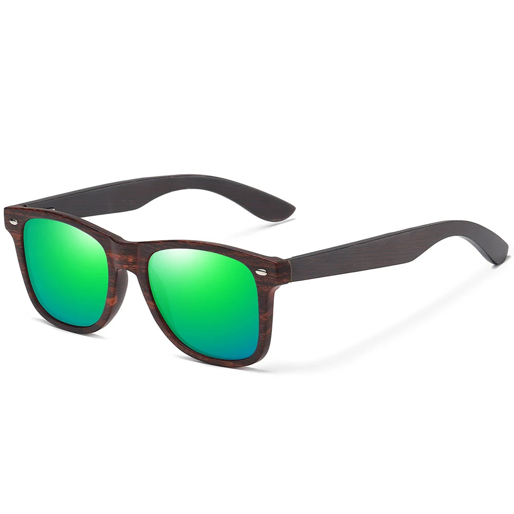 Handmade Natural Wooden Pilot Sunglasses